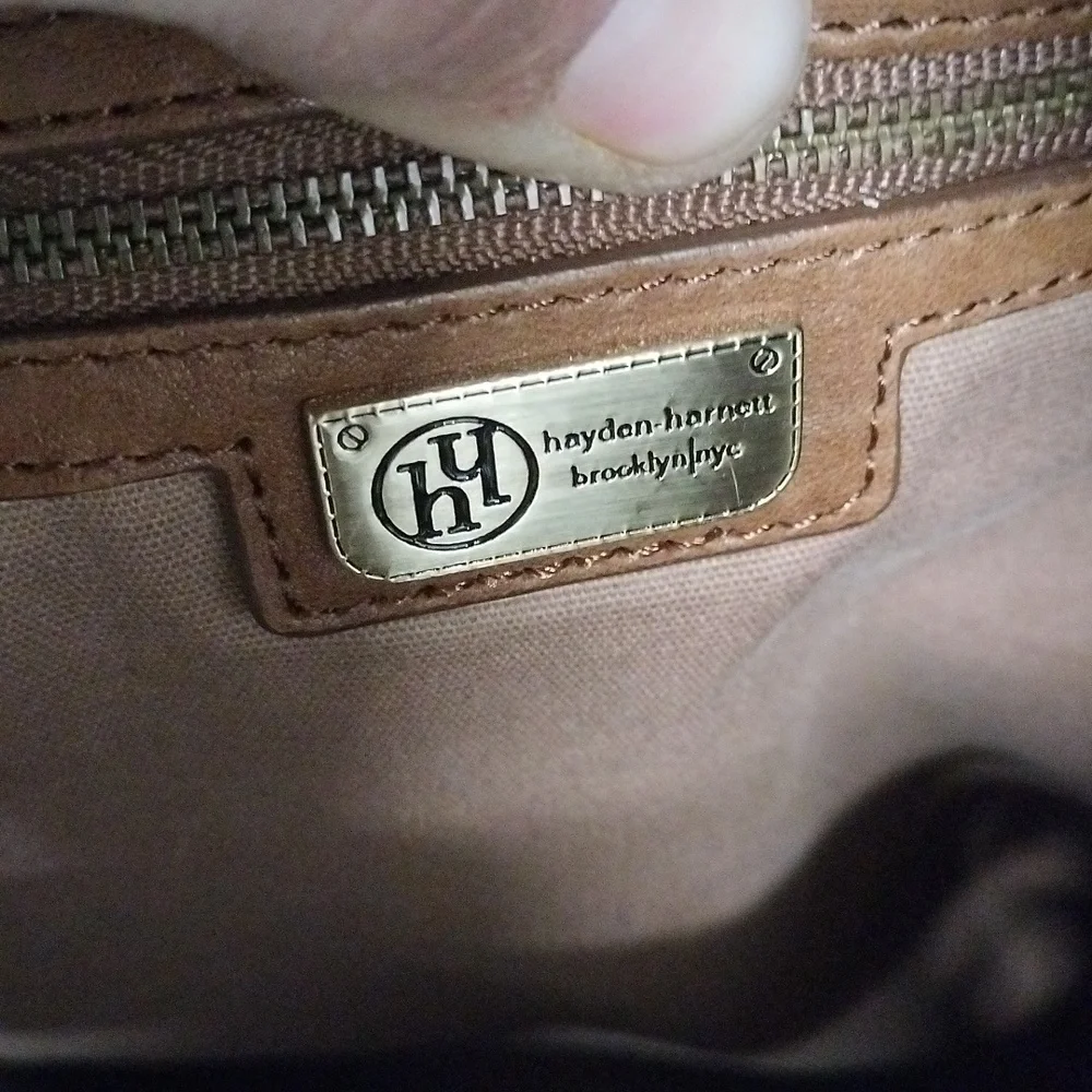 Hayden-Harnett large top handle/shoulder bag.